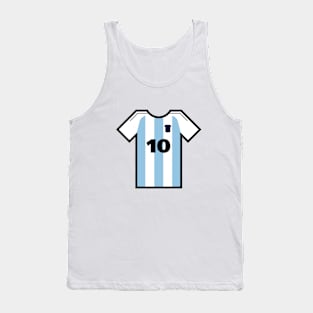 Argentina Jersey 10 - Messi Tank Top